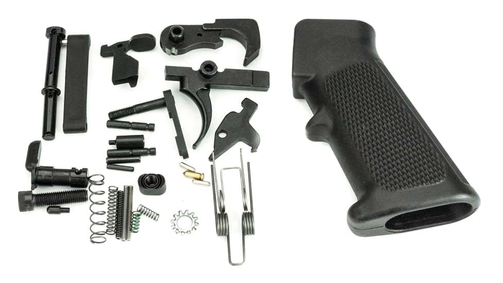 Andro Corp Industries AR-15 Lower Parts Kit, Black, LPKAR15S