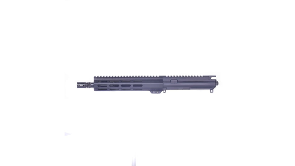 Andro Corp Industries AR-15 Complete M-LOK Upper Receiver with Flash Hider Assembly, 5.56 NATO, 18.75in, 10.3in Barrel, Govt, Carbine Length, 1-7 Twist, 1/2x28 Thread, A2, Anodized, Black, U556103ML