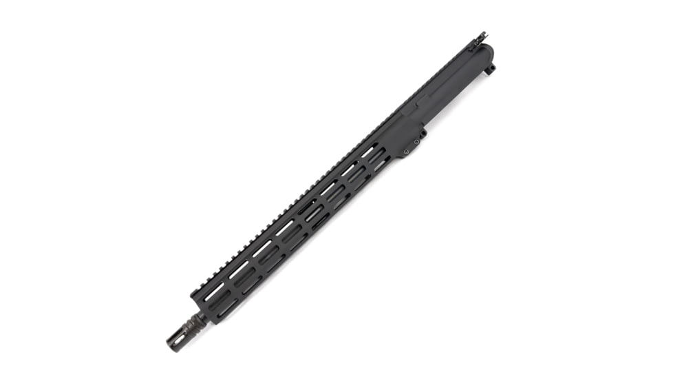 Andro Corp Industries AR-15 Upper Receiver with Flash Hider Assembly, 350 Legend, 24.75in, 16in Medium Barrel, Carbine, 1-16 Twist, 5/8X24 Thread, 15in M-Lok Handguard, A2, Anodized, Black, U350L16ML