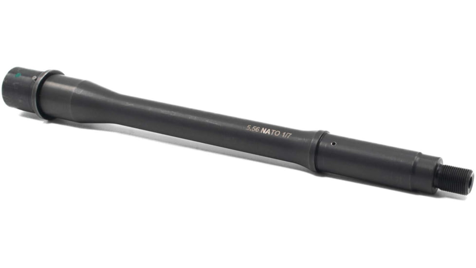 Andro Corp Industries Barrel, 5.56 NATO 10.3 inch Medium Contour, Carbine Gas, 1-7 Twist, 1/2x28 Thread, Black, Black, B556103