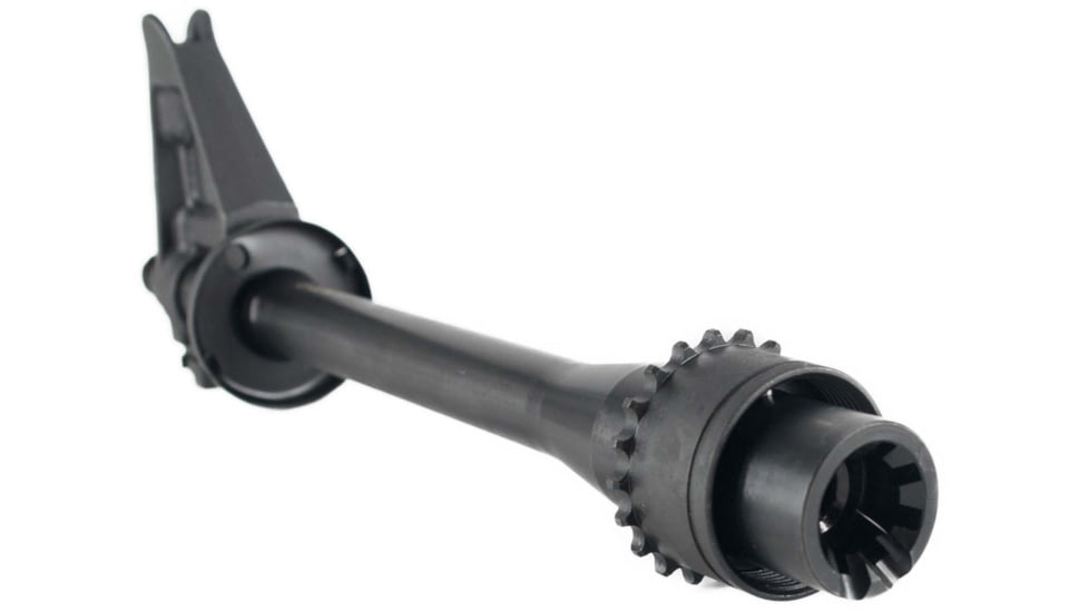 Andro Corp Industries Barrel, 5.56 NATO 10.3 inch Medium Contour, Carbine Gas, Carbine Gas, 1-7 Twist, 1/2x28 Thread, Black, Black, B556103FSB