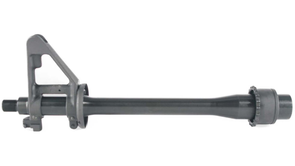 Andro Corp Industries Barrel, 5.56 NATO 10.3 inch Medium Contour, Carbine Gas, Carbine Gas, 1-7 Twist, 1/2x28 Thread, Black, Black, B556103FSB