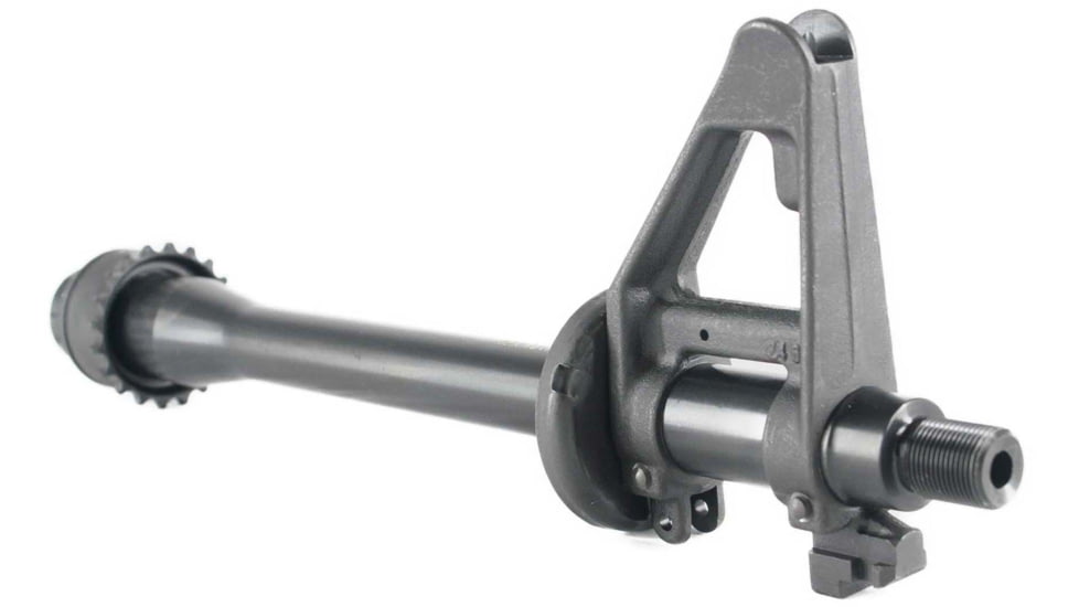 Andro Corp Industries Barrel, 5.56 NATO 10.3 inch Medium Contour, Carbine Gas, Carbine Gas, 1-7 Twist, 1/2x28 Thread, Black, Black, B556103FSB