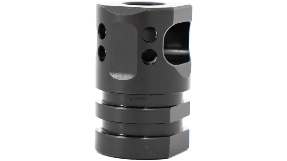 Andro Corp Industries RRD GEN2 Single Port Muzzle Brake, 9mm Luger, 1/2 x 28 Threads, Black Nitride, 9RRD1G2N