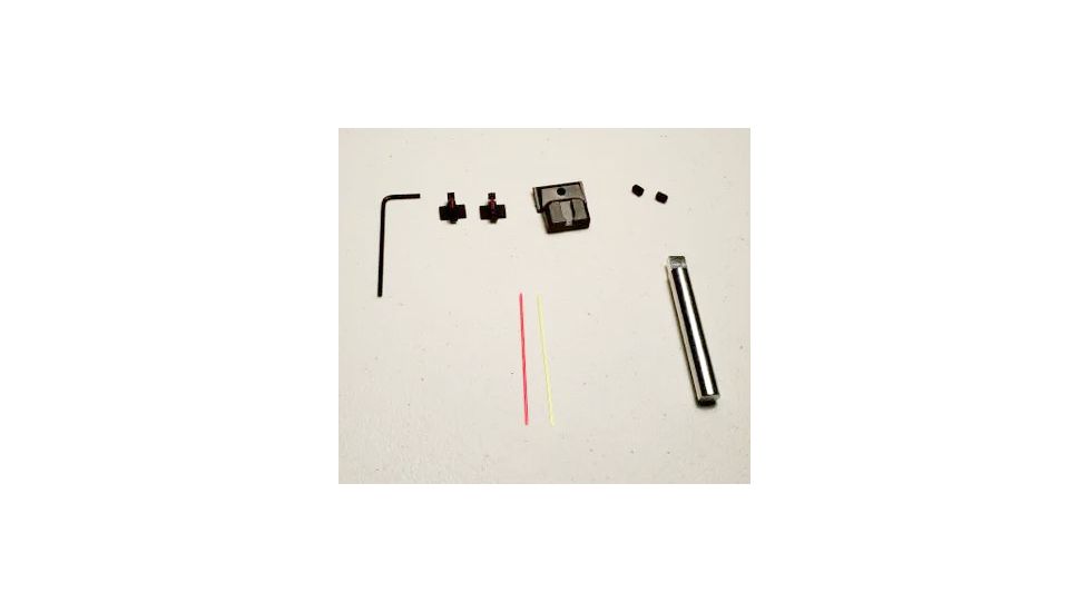 Angry Bear Arms M &amp; P Fiber Optic Low Profile Sight Kit, Black, Small, ABAMPL