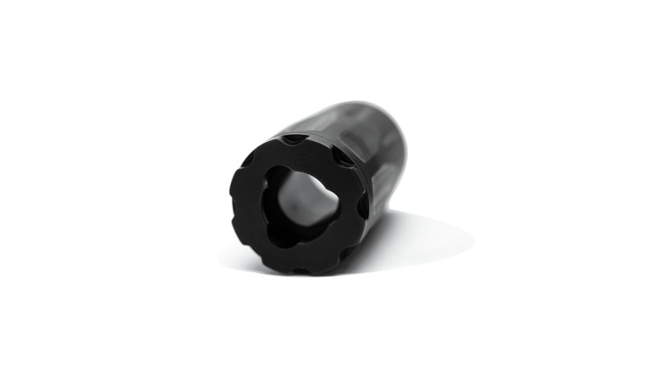 Angstadt Arms 3-Lug Blast Can Muzzle Device, 9mm, Black, AA093LBC01