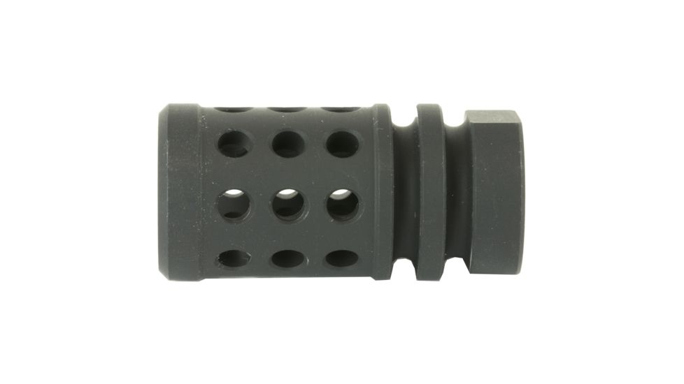 Angstadt Arms 9MM 1/2 X 36 TPI 4041 Hardened Steel Flash Hider w/ Black Nitride Finish, Black, ANGAA09FLASHS