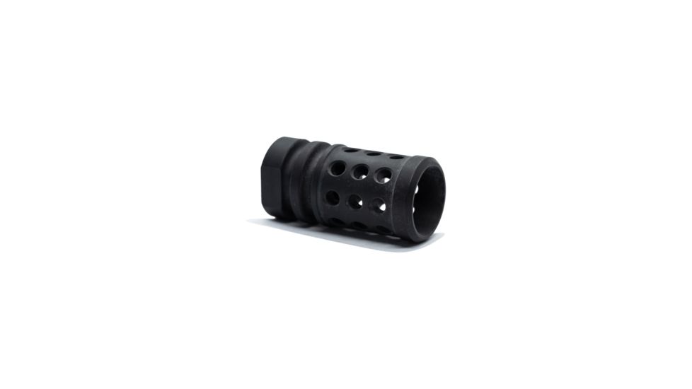 Angstadt Arms 9MM 1/2 X 36 TPI 4041 Hardened Steel Flash Hider w/ Black Nitride Finish, Black, ANGAA09FLASHS