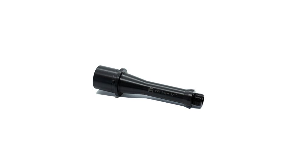 Angstadt Arms AR-15 Barrel, 9mm, 4.5in Barrel, Light Profile, 1-10 Twist, Black, AA0945BBPN