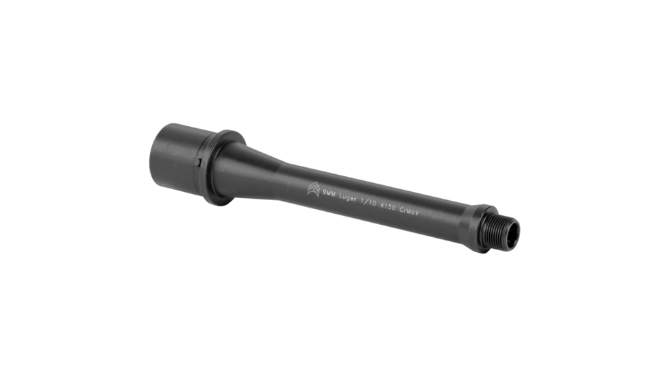 Angstadt Arms Barrel, 9MM, 6 Length, Black, 1/2X28 Threads, Fits AR Platform