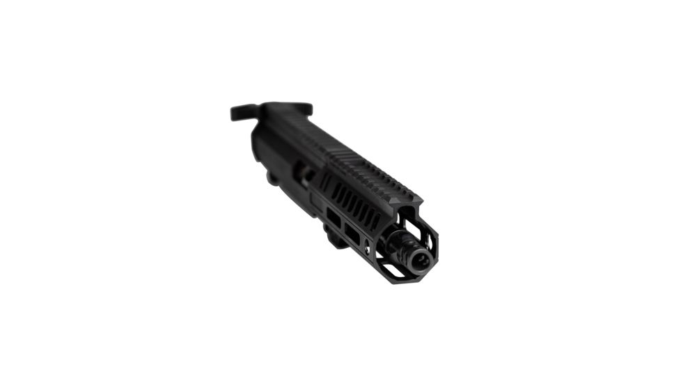 Angstadt Arms AR-15 Complete Upper Assembly with Flash Hider, 9mm Luger, 6 inch Barrel, M4 Profile, .750 inch, 1-10 Twist, 1/2x28, Chromoly, Black, AAUT109006
