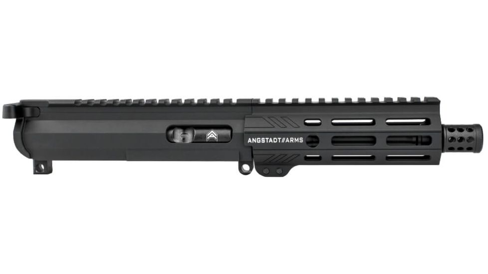 Angstadt Arms Complete Upper Assembly, AR-15, 5.5 in Handguard, 6 in Barrel, A2 Flash Hider, Picatinny/M-LOK, 1/2x28, Black, AAUDP0906U