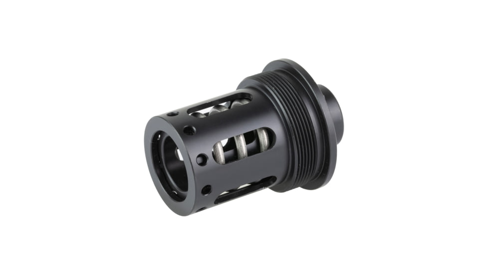 Angstadt Arms HUB to 1/2X28 Booster Assembly, HUB Compatible, Black