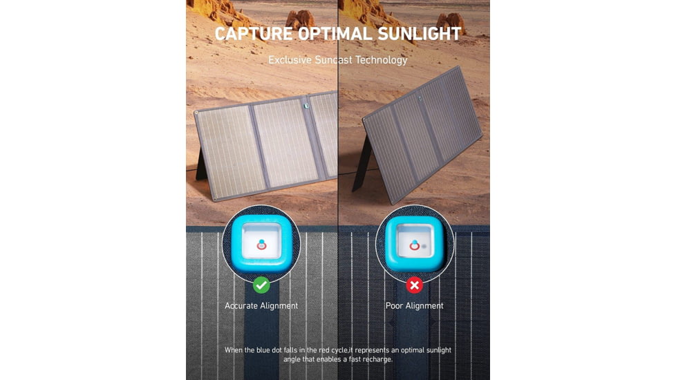 Anker 535 Solar Generator w/ 100W Solar Panel, 512Wh PowerHouse, B1751111