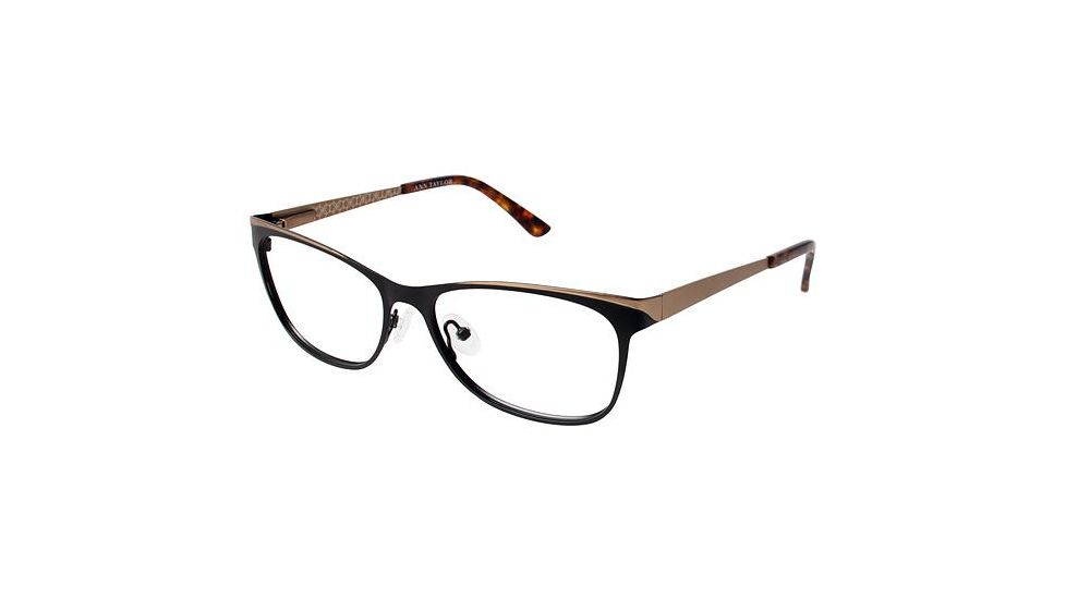 Ann Taylor AT101 Progressive Prescription Eyeglasses - Frame Black / Brown, Size 53/15mm TYAT10101