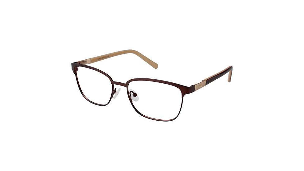 Ann Taylor AT210 Bifocal Prescription Eyeglasses - Frame MATTE BROWN, Size 52/16mm TYAT21002