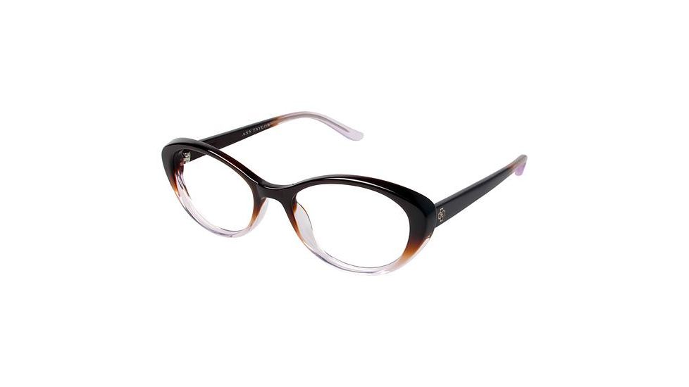 Ann Taylor AT303 Progressive Prescription Eyeglasses - Frame Brown/ Light Pink Fade, Size 51/17mm TYAT30302