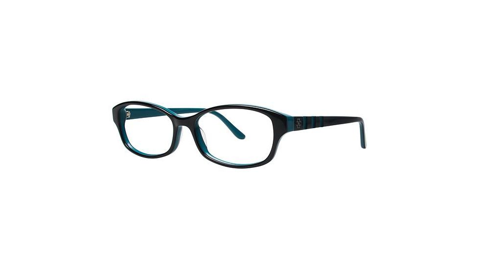 Ann Taylor AT304 Bifocal Prescription Eyeglasses - Frame BLACK/TEAL, Size 53/16mm TYAT30401