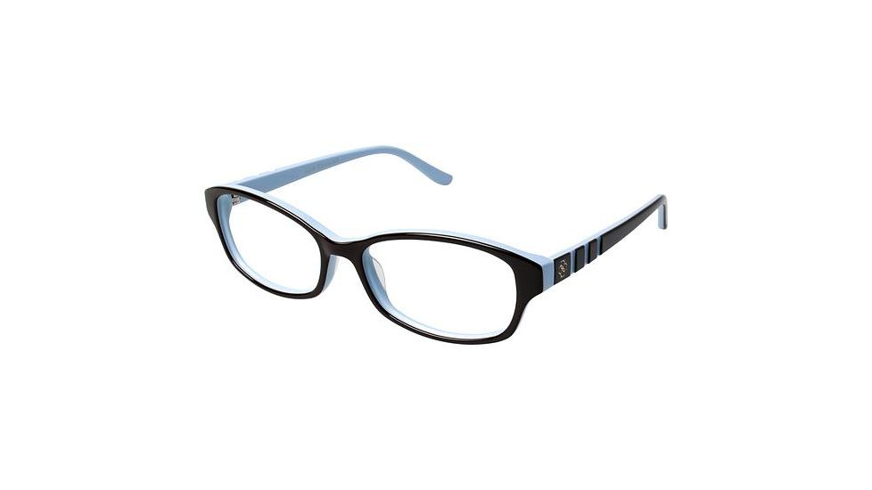 Ann Taylor AT304 Bifocal Prescription Eyeglasses - Frame BRWN/LIGHT BLUE, Size 53/16mm TYAT30402