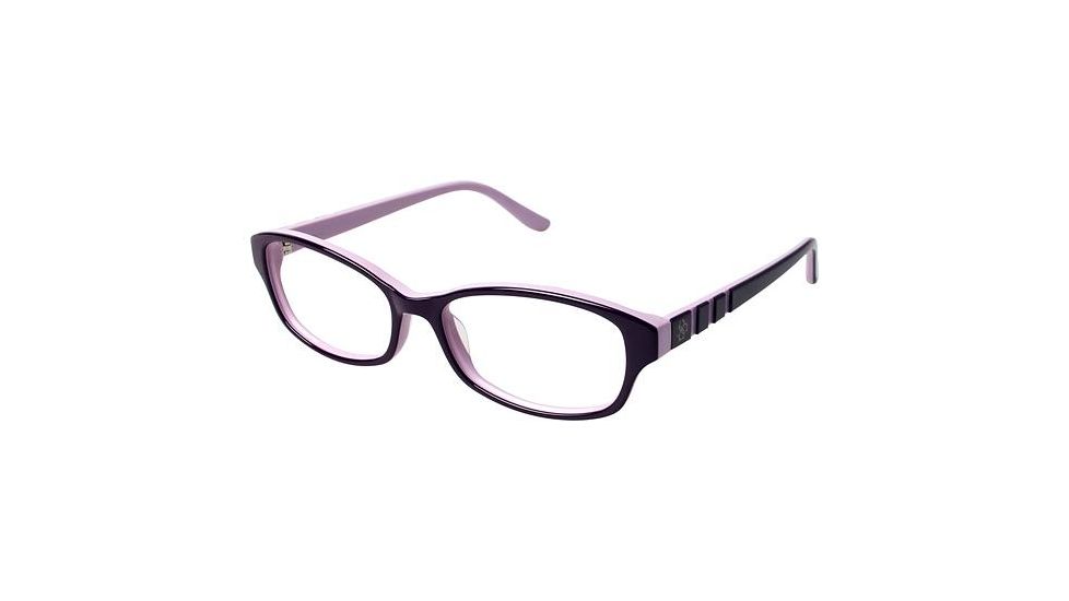 Ann Taylor AT304 Bifocal Prescription Eyeglasses - Frame EGGPLNT/LTPRPLE, Size 53/16mm TYAT30403