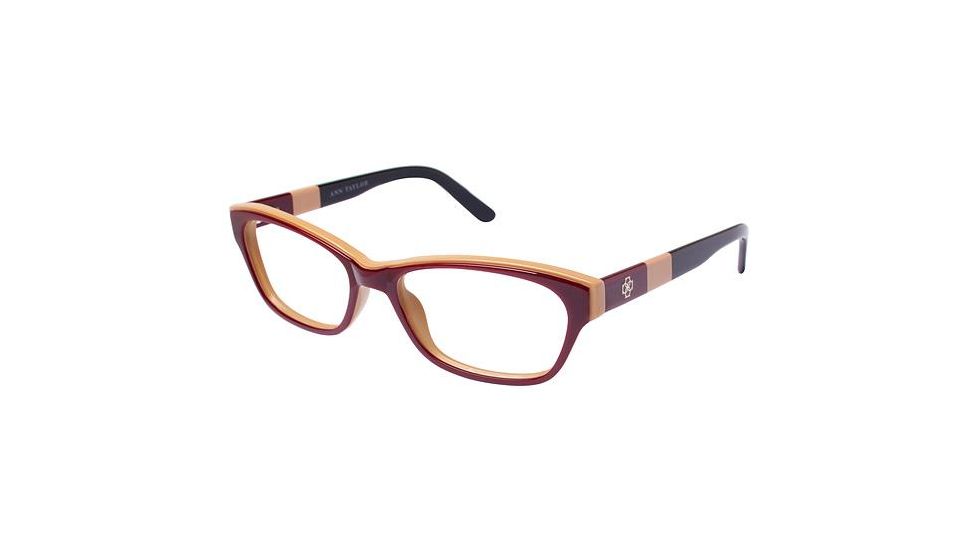 Ann Taylor AT314 Single Vision Prescription Eyeglasses - Frame BURGUNDY, Size 54/16mm TYAT31402