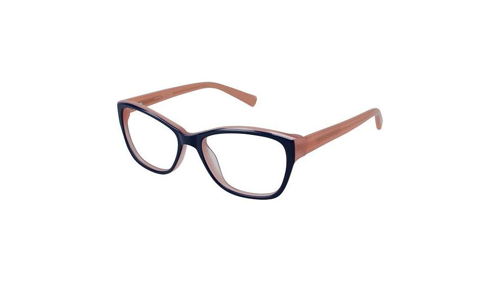 Ann Taylor AT320 Progressive Prescription Eyeglasses - Frame NAVY/PINK, Size 50/15mm TYAT32003