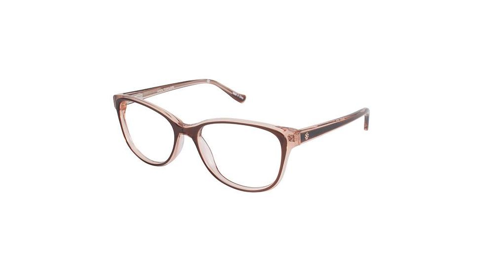 Ann Taylor AT321 Bifocal Prescription Eyeglasses - Frame BROWN/ROSE, Size 52/16mm TYAT32103