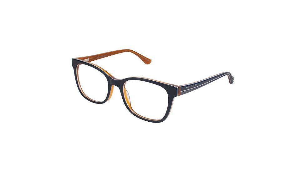 Ann Taylor AT323 Progressive Prescription Eyeglasses - Frame NAVY / ORANGE, Size 51/18mm TYAT32303