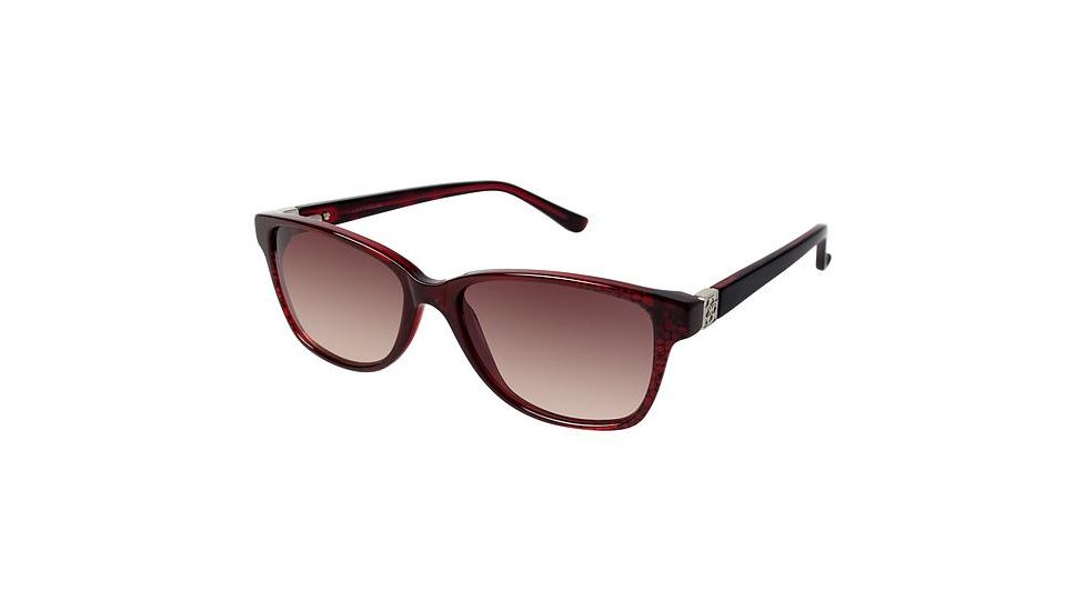 Ann Taylor AT506 Progressive Prescription Sunglasses TYAT50602 - Frame Color Burgundy Fade