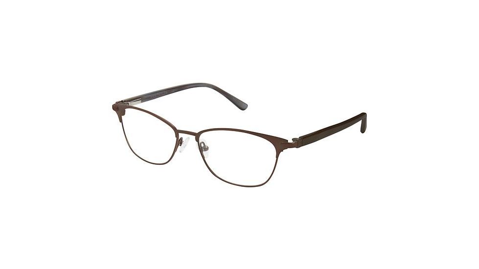 Ann Taylor AT600 Bifocal Prescription Eyeglasses - Frame Mt Brwn / Brown, Size 51/16mm TYAT60002