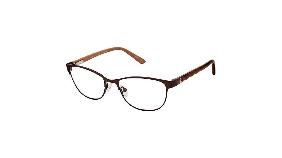 Ann Taylor ATP607 Eyeglass Frames - Frame Mt Brown / Sand, Size 50/16mm TYATP60702