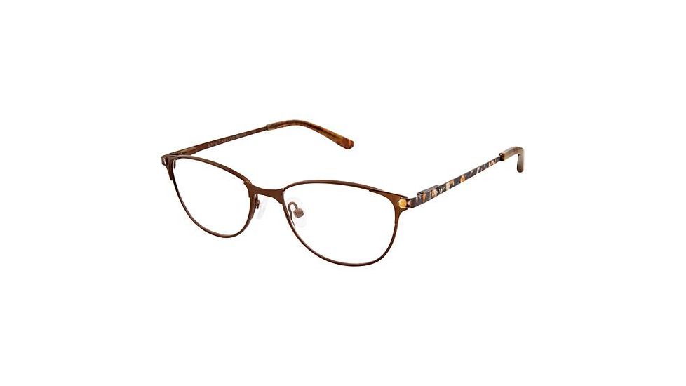 Ann Taylor ATP707 Bifocal Prescription Eyeglasses - Frame Matte Brown, Size 48/15mm TYATP70702