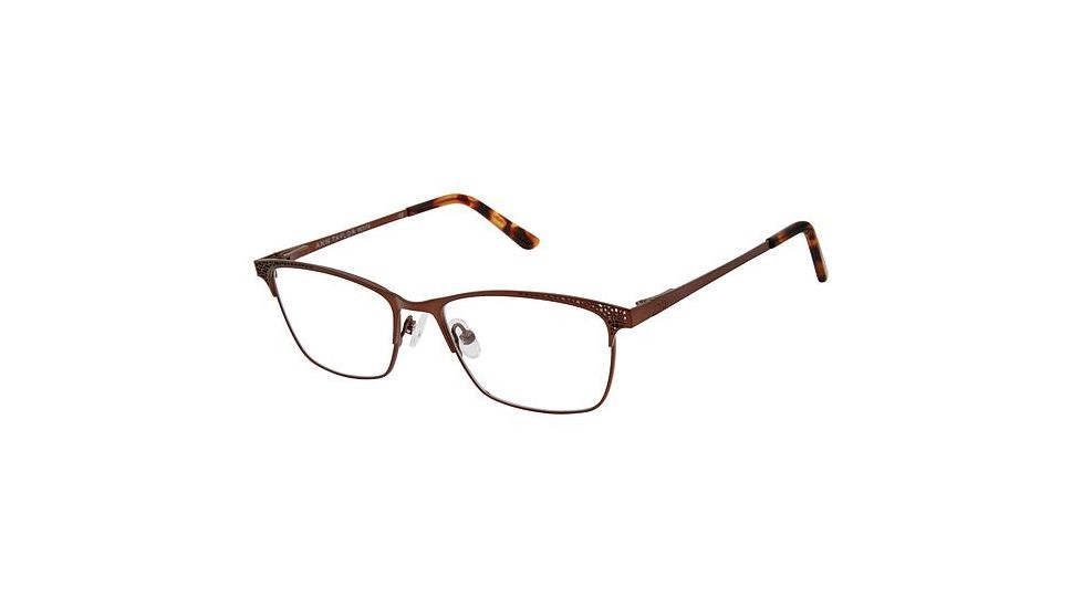 Ann Taylor ATP709 Eyeglass Frames - Frame MATTE BROWN, Size 50/16mm TYATP70902