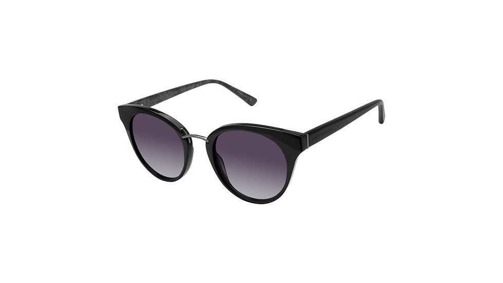 Ann Taylor ATP912 Sunglasses - Frame BLACK, Lens Color Dark Grey Gradient, Size 48/21mm TYATP91201