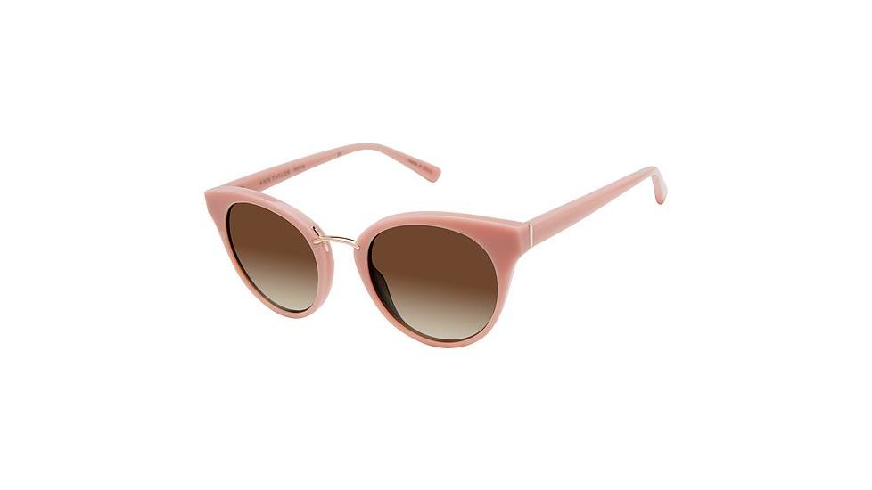 Ann Taylor ATP912 Sunglasses - Frame BLUSH, Lens Color Dark Brown Gradient, Size 48/21mm TYATP91203