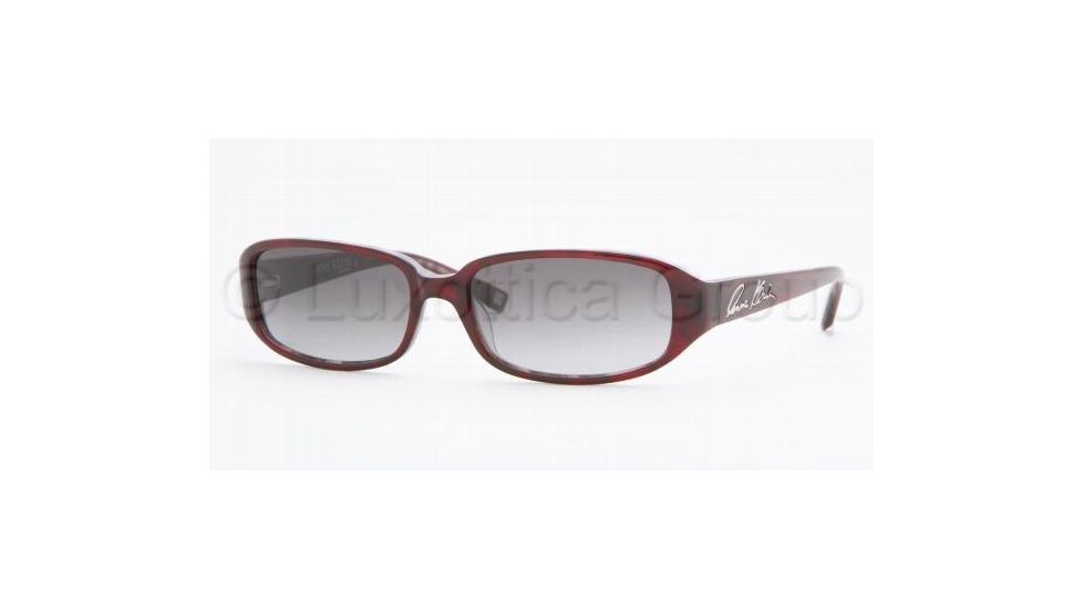 Anne Klein Prescription Sunglasses AK3154, Burgundy Grey Horn Frame / 52 mm Prescription Lenses