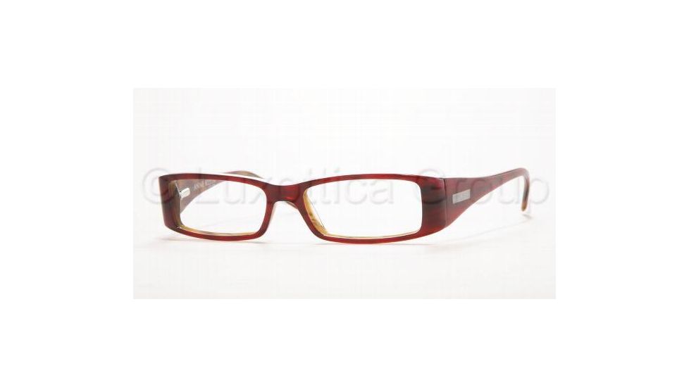 Anne Klein AK8064 Bifocal Eyeglasses Wine/Brown Marble Frame / 48 mm Prescription Lenses, 161 4814