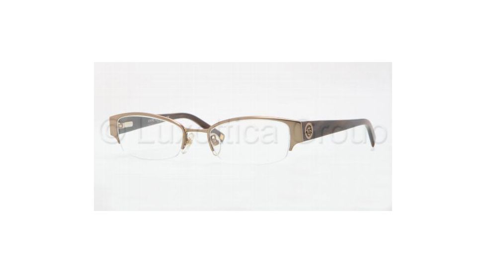 Anne Klein AK 9122 AK9122 Bifocal Prescription Eyeglasses 574S-4918 - Satin Light Brown 