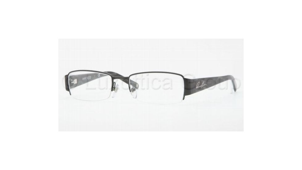 Anne Klein AK 9124 AK9124 Progressive Prescription Eyeglasses 566S-5018 - Satin Black