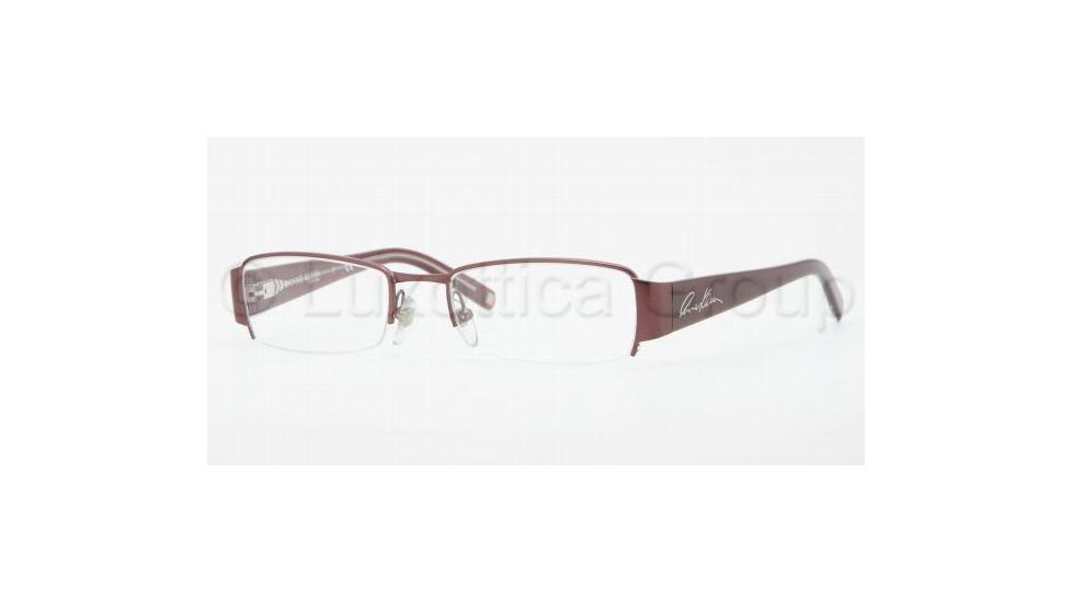 Anne Klein AK 9124 AK9124 Progressive Prescription Eyeglasses 575S-5018 - Satin Burgundy