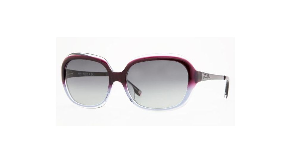 Anne Klein AK3167 #307/77 - Purple / Crystal Frame, Gray Gradient Lenses