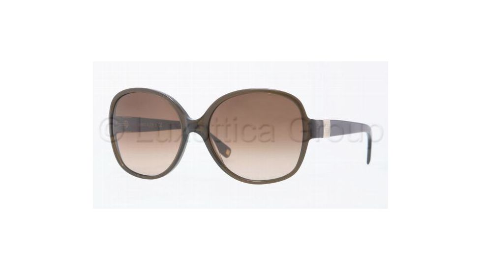Anne Klein AK 3170 AK3170 Bifocal Prescription Sunglasses AK3170-314-78-5615 - Lens Diameter: 56 mm, Frame Color: Olive Sheer