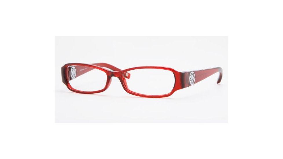 Anne Klein AK8085 Bifocal Eyeglasses - Sheer Red Demo Lens Frame / 52 mm Prescription Lenses, 905-5215