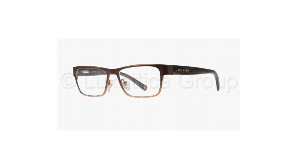 Anne Klein AK9126 Bifocal Prescription Eyeglasses 578-5215 - Brown Tan Frame, Demo Lens Lenses