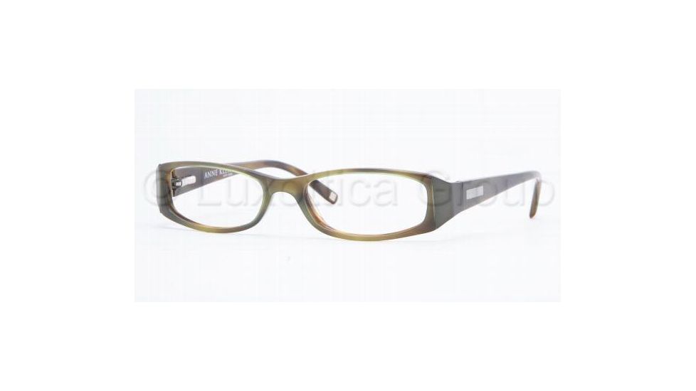 Anne Klein Eyeglasses AK8060 with Lined Bifocal Rx Prescription Lenses 164-5016 - Green/Horn 