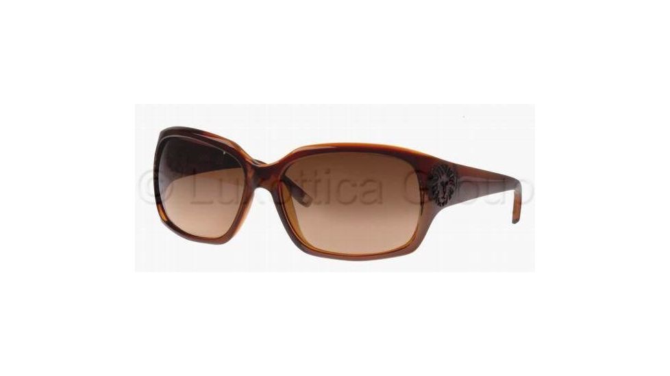 Anne Klein AK3149 Single Vision Prescription Sunglasses AK3149-908-63-6016 - Frame Color: Brown, Lens Diameter: 60 mm