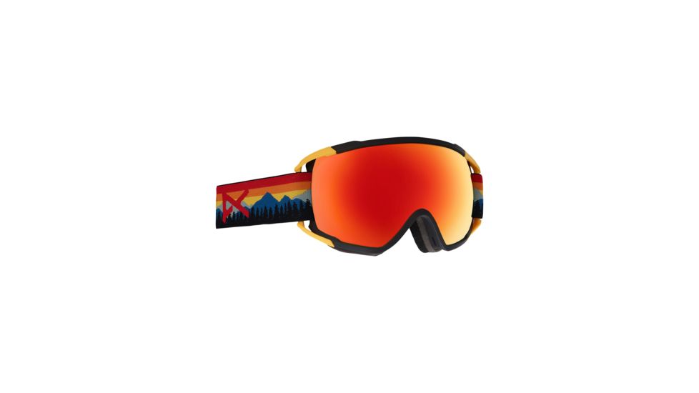 Anon Circuit Goggle - Mens, Frame- Range Orange, Lens- Sonar Red, 185471-810