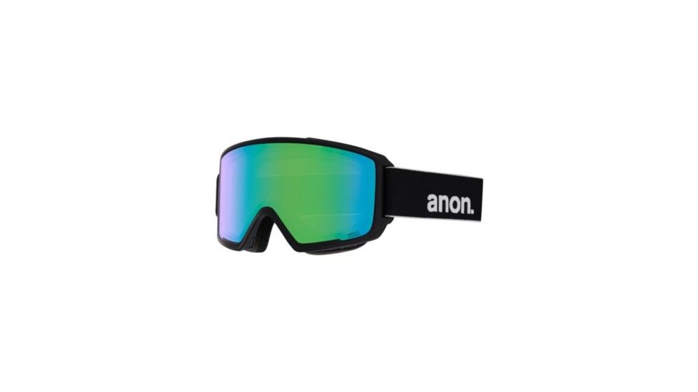 Anon M3 Goggle and Spare Lens w/ Sonar Green, Black, 18565101040