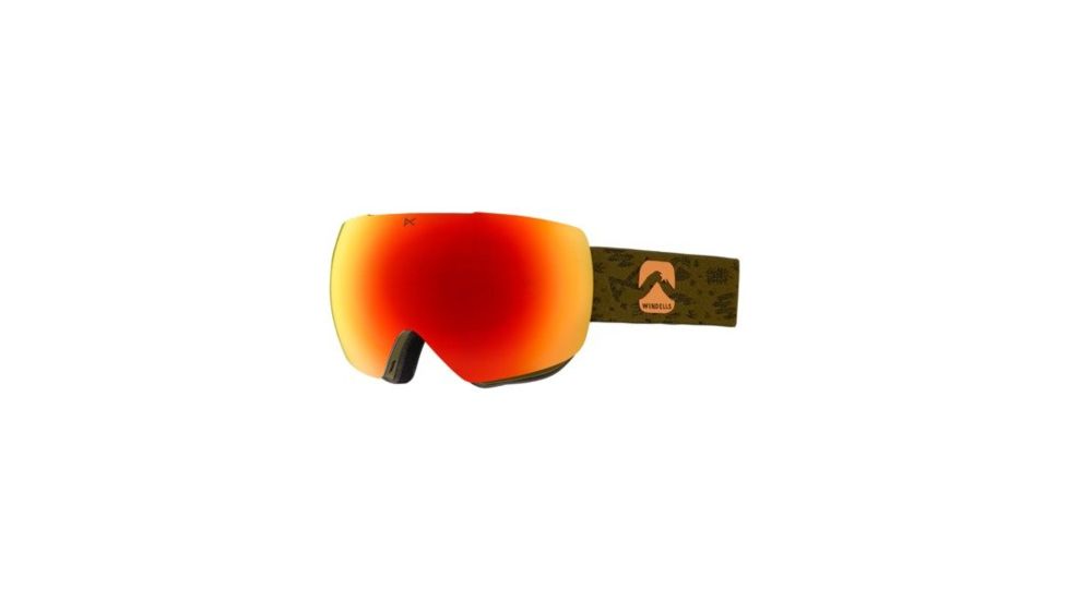 Anon Mig Goggle and Mfi Face Mask w/ Sonar Red, Windells, 20352100013