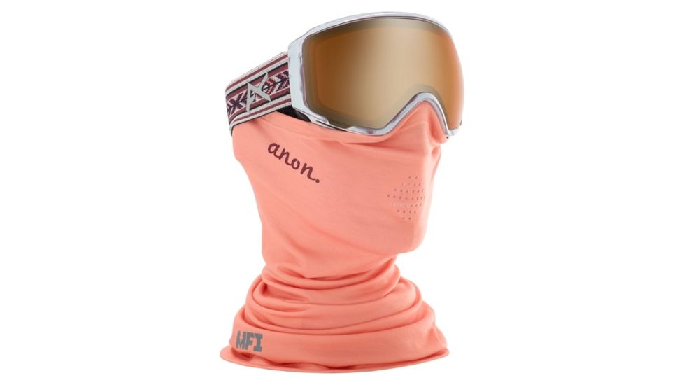 Anon WM1 Women's Goggle w/ Spare Lens and MFI Mask, Sonar Bronze Lens, Bohemian, 19176102968NA